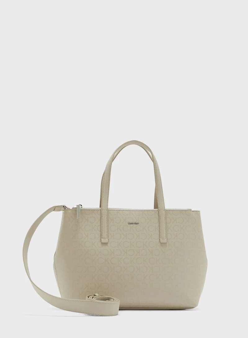 CALVIN KLEIN Monogram Medium Tote