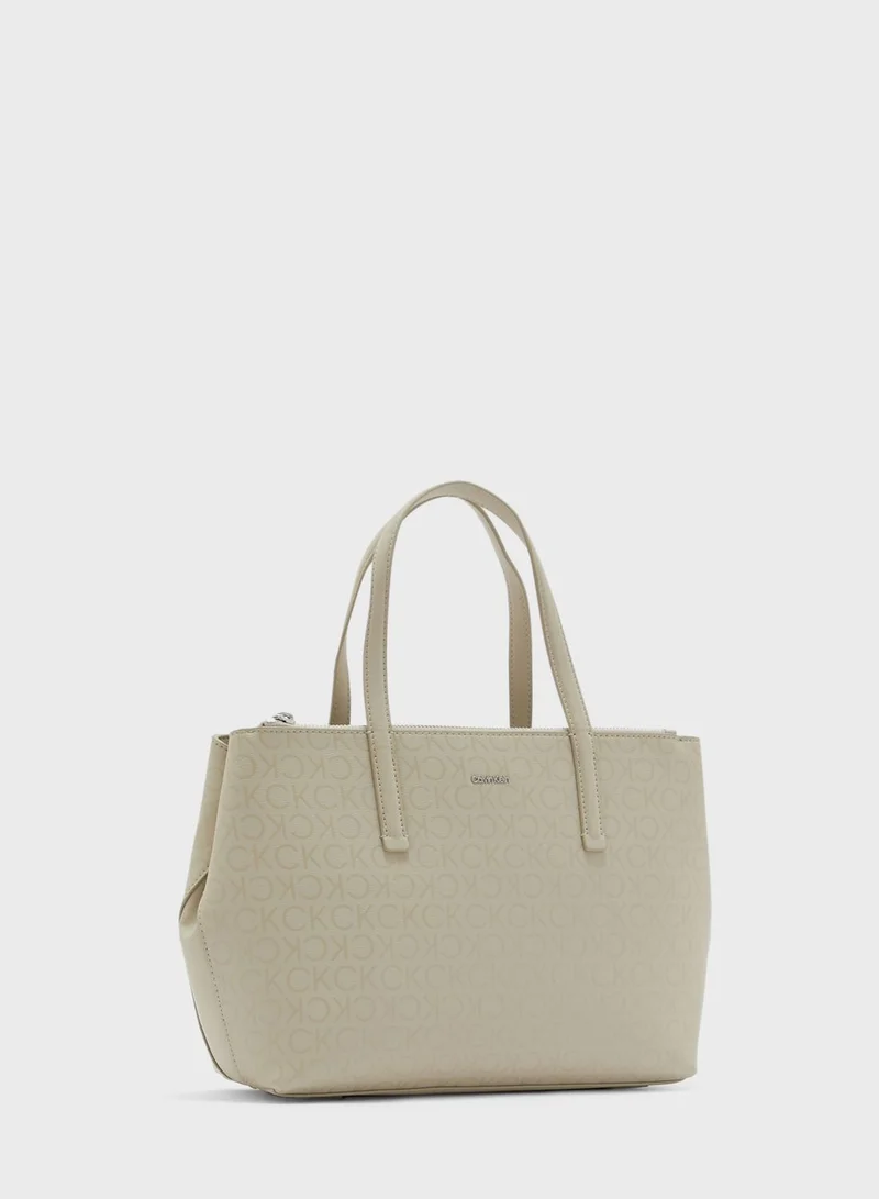 CALVIN KLEIN Monogram Medium Tote