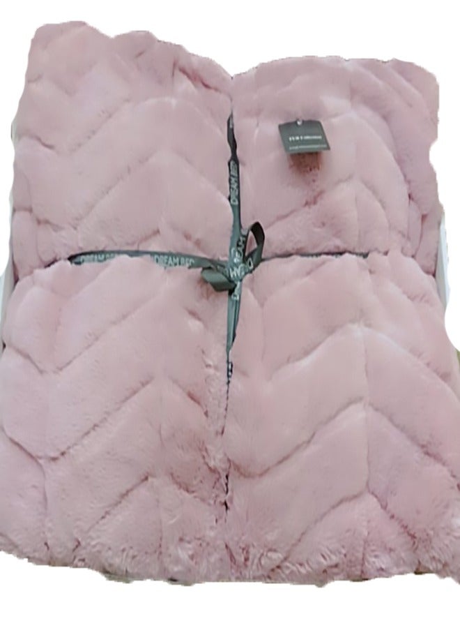 PACHA HOME Lala model comforter from Pasha Home - with 2 pillowcases 50cm x 75cm + comforter 220cm x 240cm - Color: Pink - Image 2