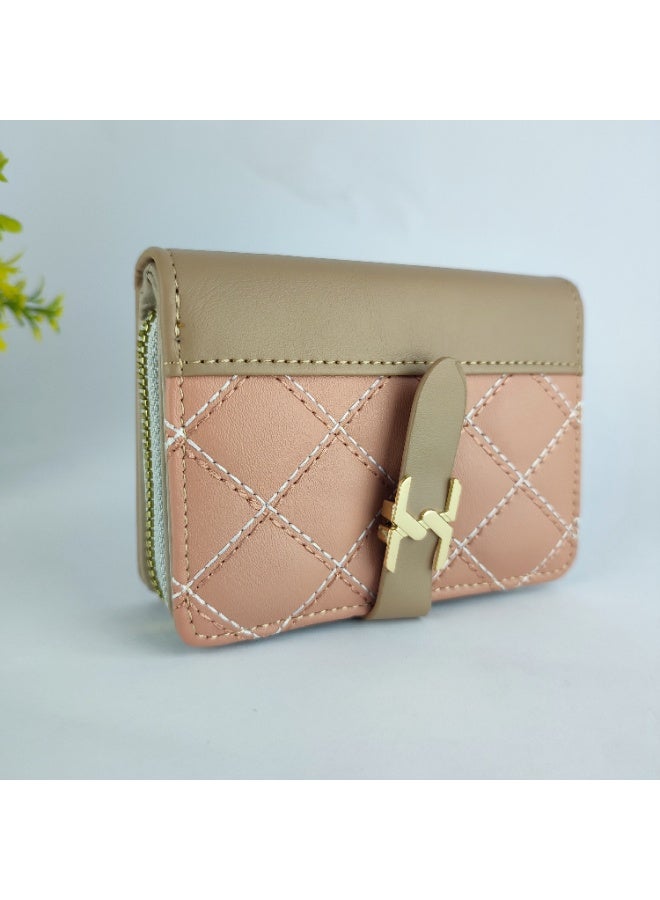 محفظة جلد حريمي عالية الجودة مقسمة من الداخل لتنظيم جميع أغراضك - Image 2