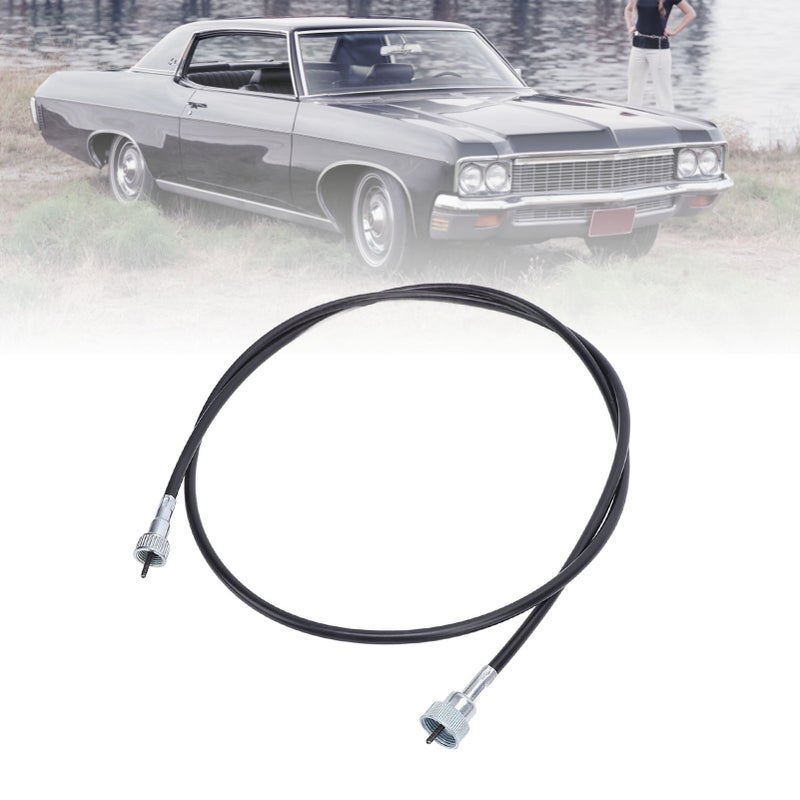 68 Inches Speedometer Cable Screw On with 7/8in 5/8in Connector Replacement for Turbo Hydro Transmission - Image 3