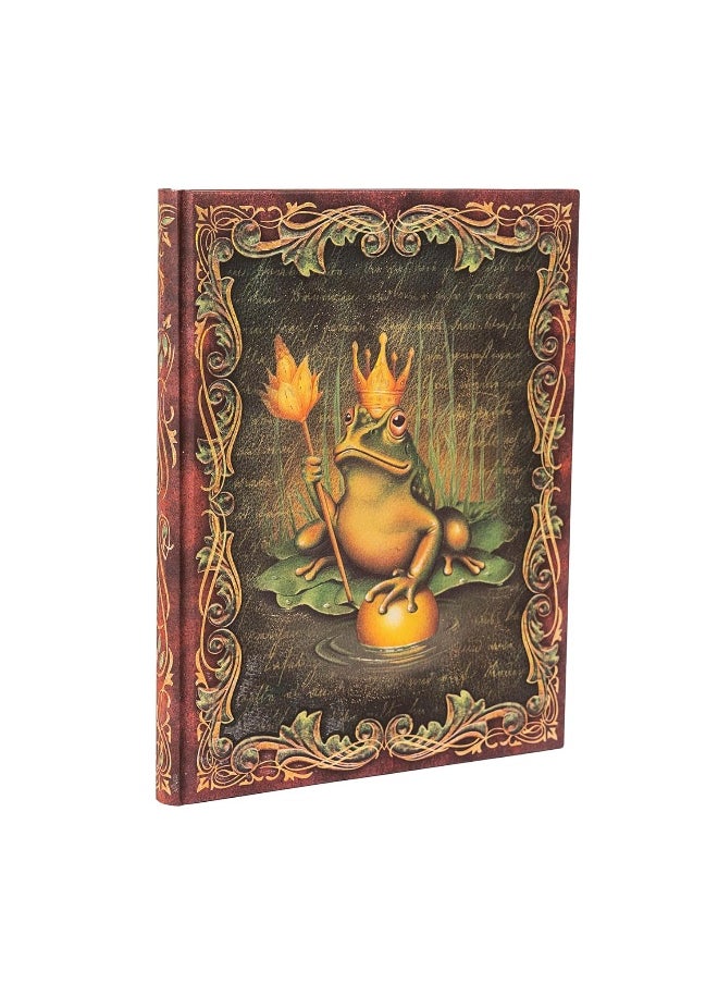 The Brothers Grimm, Frog Prince (Fairy Tale Collection) Ultra Unlined Hardback Journal (Elastic Band Closure) 