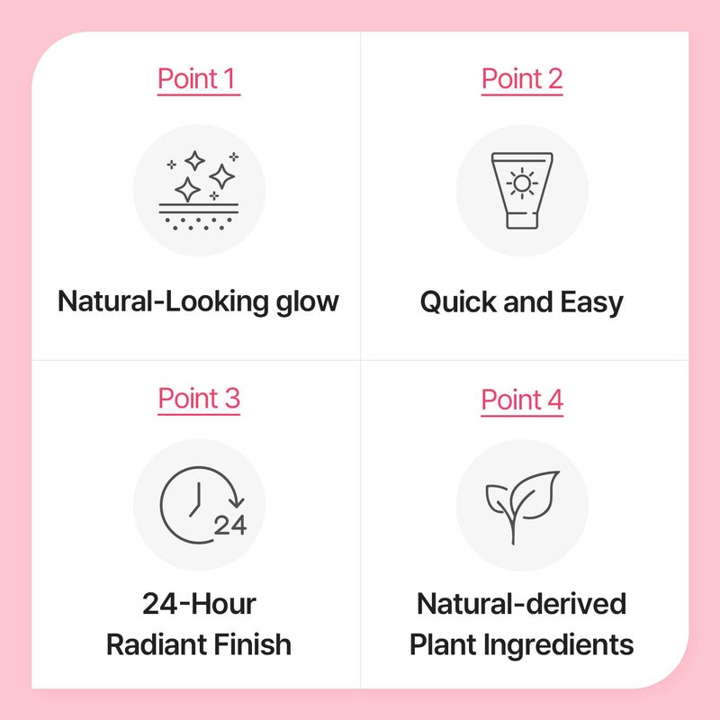 COSNORI كريم توازن لون البشرة من COSNORI W. - كريم سريع لتوحيد لون البشرة - يوازن لون البشرة - مظهر طبيعي بدون مكياج - ترطيب طويل الأمد والتحكم في الزيوت للوجه والجسم - نباتي، غير مختبر على الحيوانات - 1.69 أونصة - Image 4