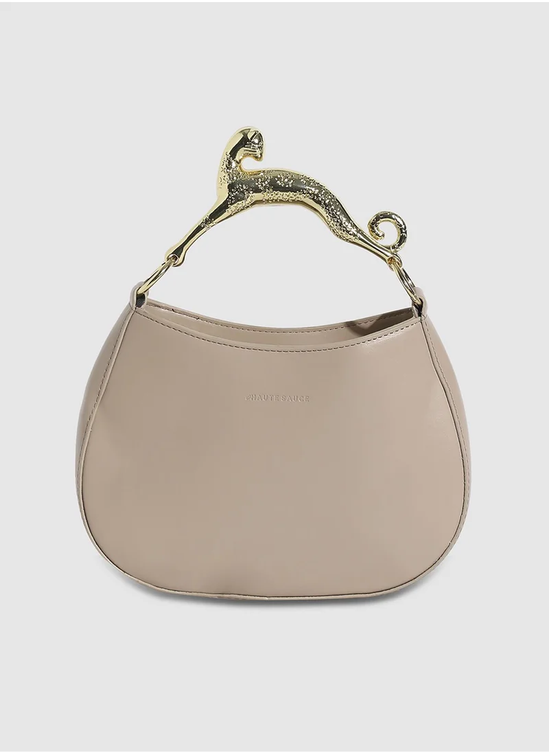 Haute Sauce Jaguar Handbag - Beige