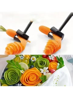 Oasisgalore Kitchen Spiral Slicer Carrot Curler Versatile Vegetable Cutter for Effortless and Creative Meal Prep  - Image 1