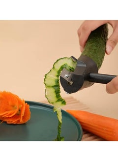 Oasisgalore Kitchen Spiral Slicer Carrot Curler Versatile Vegetable Cutter for Effortless and Creative Meal Prep  - Image 3