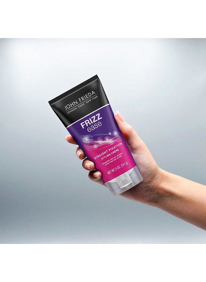 John Frieda - Frizz-Ease Straight Fixation Styling Creme 5 oz (Pack of 6) - Image 1