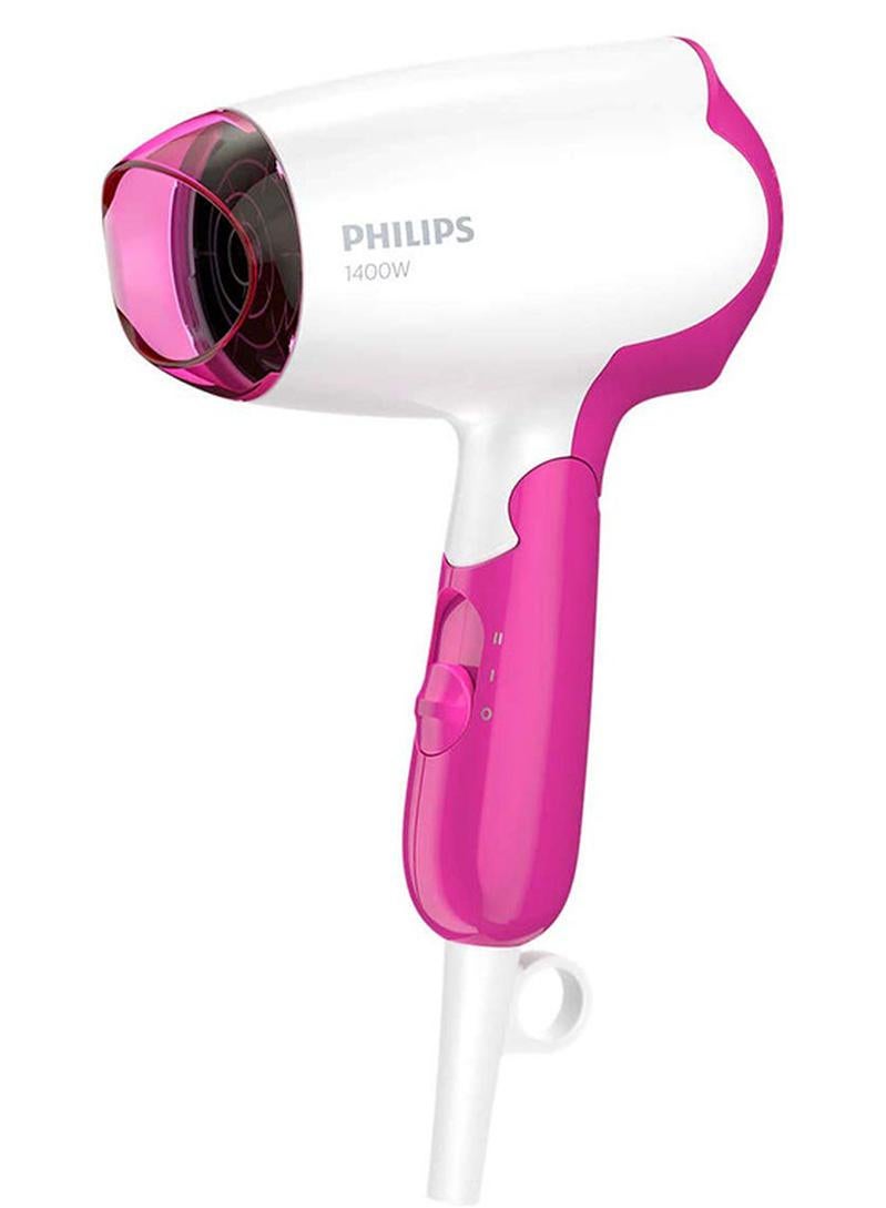 Philips Drycare Essential Hair Dryer BHD003/03 BHD003/03-Pink/white - Image 1