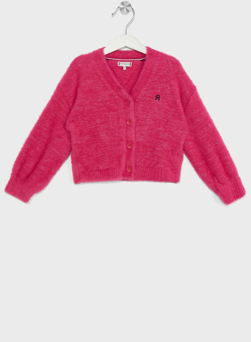 TOMMY HILFIGER Kids Glitter Cardigan