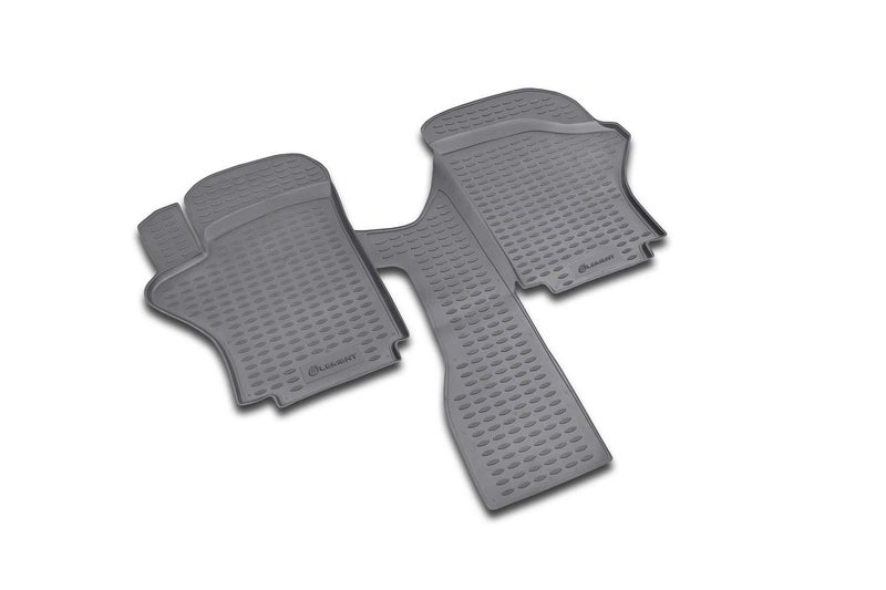 Element EXP.NLC.20.02.210 Rubber Floor Mats for Hyundai H1 Short 1997-2007 2-Piece Set Black - Image 1