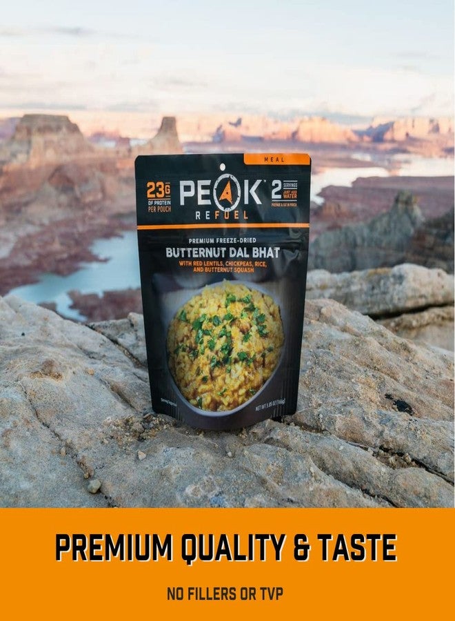Peak Refuel Butternut Dal Bhat | Freeze Dried Backpacking and Camping Food | Amazing Taste & Quality | High Protein | Real Meat | Quick Prep (2 Serving Pouch) - Image 3