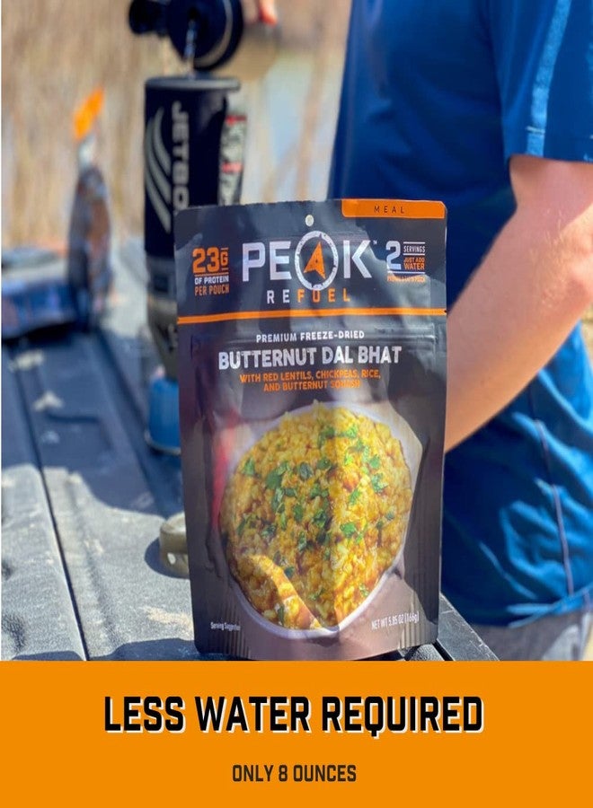 Peak Refuel Butternut Dal Bhat | Freeze Dried Backpacking and Camping Food | Amazing Taste & Quality | High Protein | Real Meat | Quick Prep (2 Serving Pouch) - Image 5