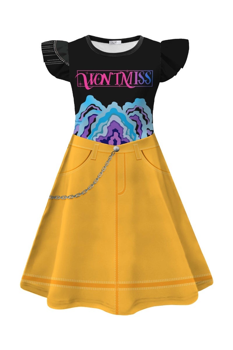 general Kpop Demon Hunters Mira Cosplay Girls' Dress Beautifully Restores the Character Costume Shape Shows the Charm of the Character Comes with a Bag - Image 2