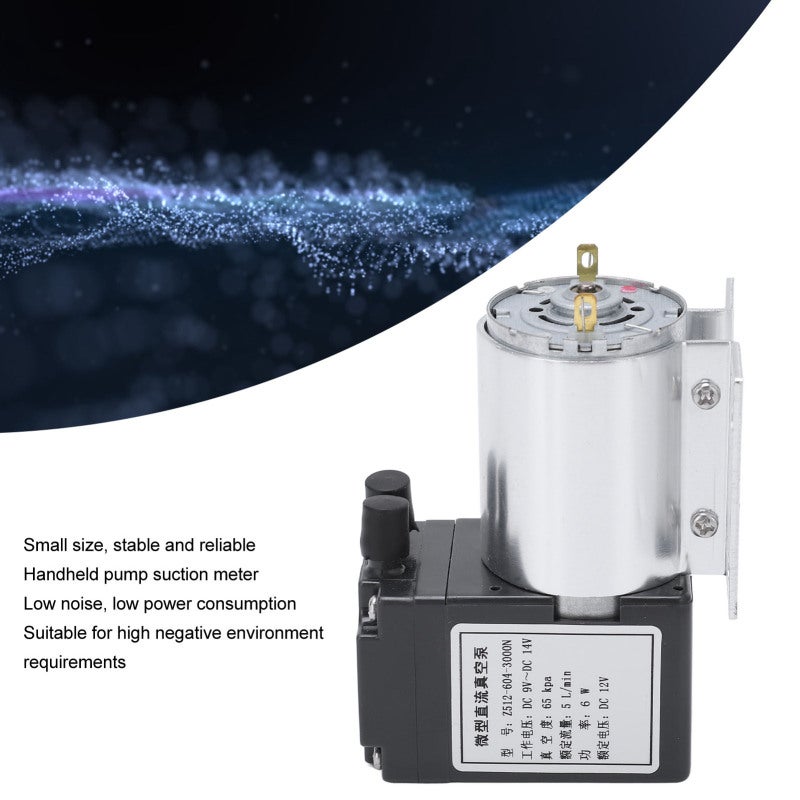 Handheld Vacuum Pump:  Oil-free, Maintenance-free - Low Noise, Compact Size Vacuum Pump for Medical Equipment, Gas Analysis, Electrical Products - Image 4