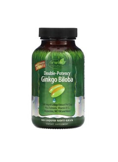 Ginkgo Biloba DoublePotency  60 Liquid SoftGels
