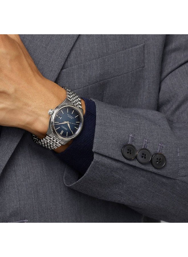 Seiko Presage SPB525J1 Men's Automatic Watch 40.2mm Blue Textured Dial Sapphire Crystal Stainless Steel 72 Hour Power Reserve Made in Japan - Image 4