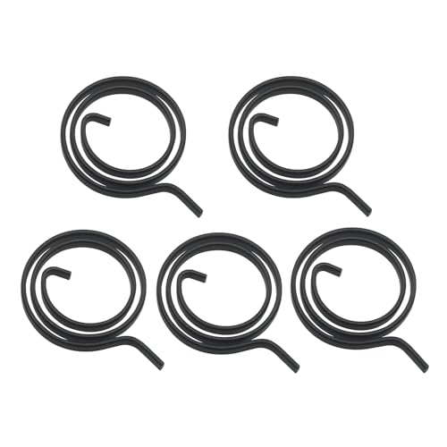 GWYAN 5 Pcs Black Lock Handle Return Spring Door LockHandle Replacement Spring Suitable for Repair and Replacement of Entrance Door Lock Chamber and Inner Door Handle Accessories - Image 1