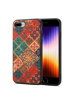 Case Cover For iPhone 8 Plus / 7 Plus Four Seasons Flower Language Series TPU Phone Case Winter Blue