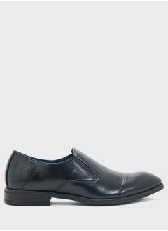 Robert Wood Classic Welt Detail Formal Slip Ons  - Image 1