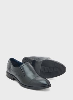 Robert Wood Classic Welt Detail Formal Slip Ons  - Image 3