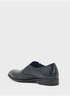 Robert Wood Classic Welt Detail Formal Slip Ons  - Image 2