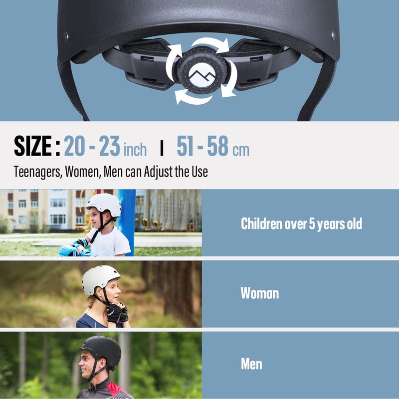 MOUNTALK Kids Bike Helmet for Age 5-8/8-14 Years Old,Scooter/Skateboard Helmet for Adult/Youth,Bicycle and Skate Helmet (Matte White) - Image 4