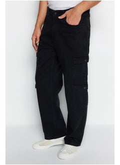 Black Wide Fit Cargo Pocket Jeans Loose Denim Trousers TMNAW24JE00026 - pzsku/Z614ADA58B0BB544338ADZ/45/_/1730941423/66a77d41-083a-4bf4-8a84-43c37a731f59