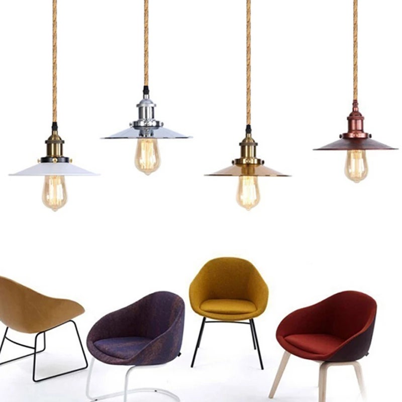 2 pcs Ceiling Hanging Hemp Rope Retro Style Hanging Rope Rope - Image 4