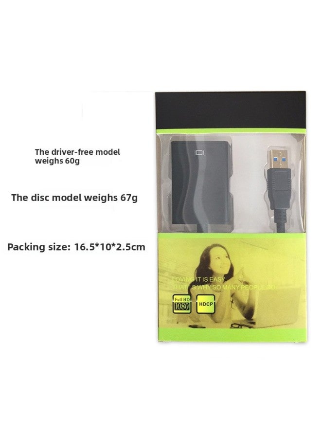 USB To HDMI To HDMI To External Graphics Notebook HD Video Adapter USB3.0 To HDMI Converter-Color:Usb To Hdmi ◆ (9132 Plan) Driver-free  - Image 5
