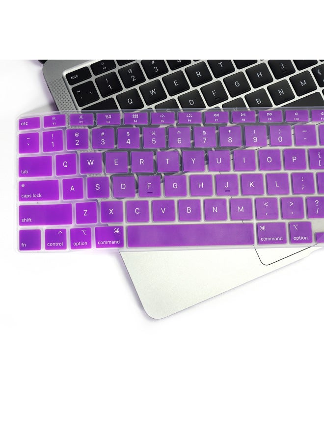 Suitable For Apple Notebook Air13 A2338 M2 13touch Macbook PRO Silicone Keyboard Film-Color:Army Green-Size:European 11-inch