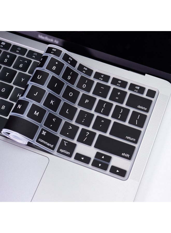 Suitable For Apple Notebook Air13 A2338 M2 13touch Macbook PRO Silicone Keyboard Film-Color:Army Green-Size:European 11-inch