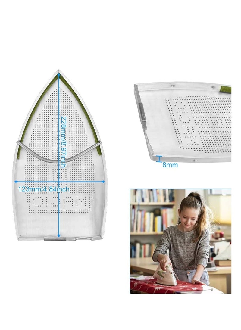 Generic - Iron Cover, Non Stick Iron Shoe, Aluminum Ironing Cover Aid Board, Teflon Magic Iron Plate Cover, Fits Most Irons, Protect Your Clothes Fabric and Your Iron - Image 1