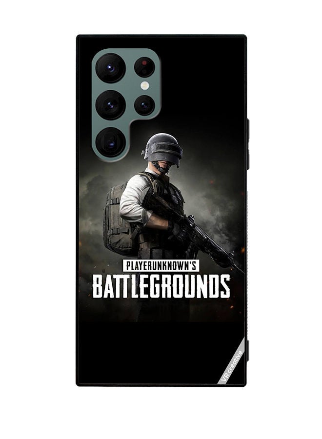 VR CREATIVE Protective Case Cover For Samsung Galaxy S22 Ultra 5G Pubg Design Multicolour - Image 1