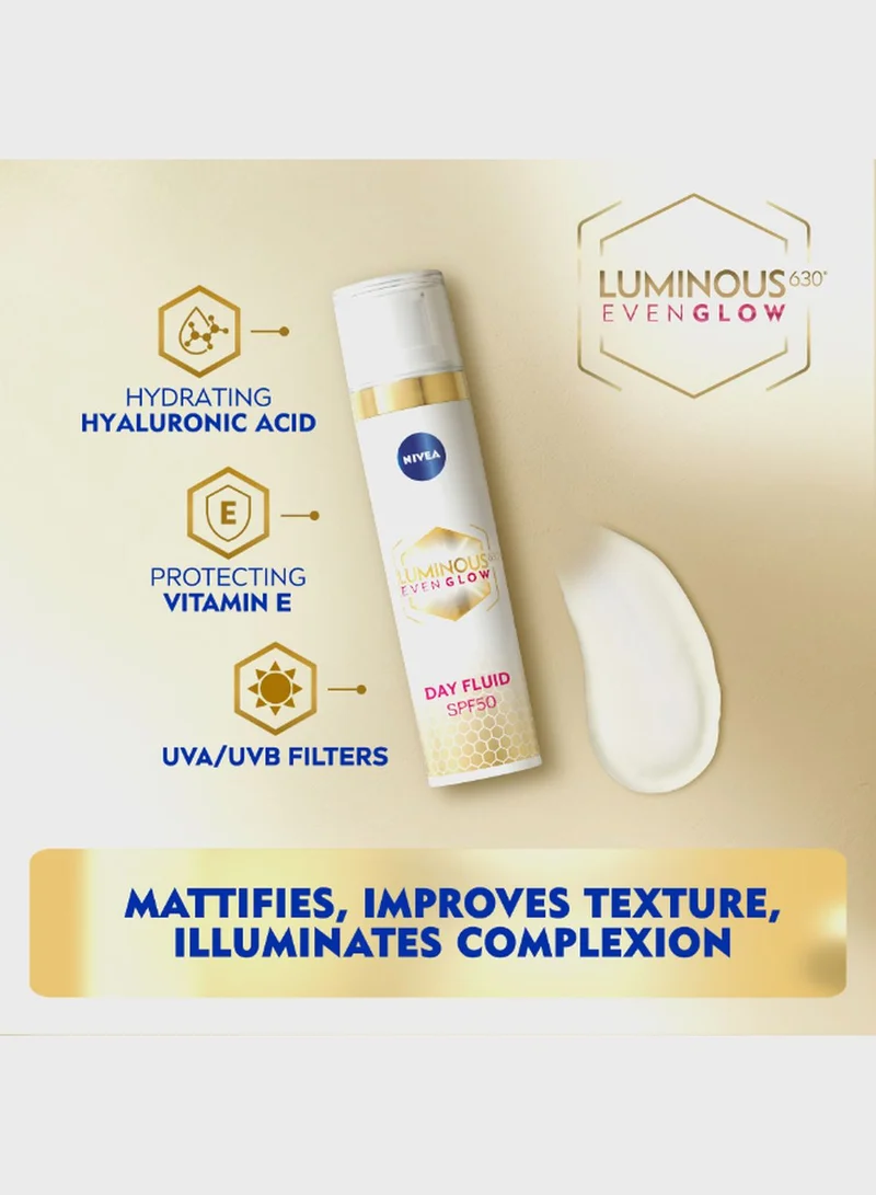 Nivea Nivea Luminous630 Face Day Fluid, Spf 50, 40Ml