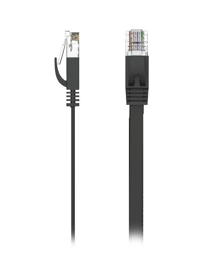 NIBEMINENT RJ45 Cat6 LAN Cable Black  - Image 1