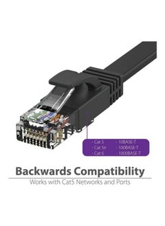 نيبمينينت كابل LAN بمنفذ RJ45 من الفئة 6 أسود  - Image 4