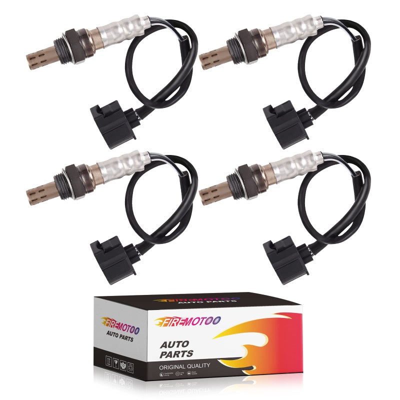 O2 Oxygen Sensor Pack of 4 Upstream and Downstream Compatible with Dodge Ram 1500 2500 3500 Van Durango Dakota for Jeep Wangler Grand Cherokee Liberty 20012004 Replaces 56028994AB 56028994AA