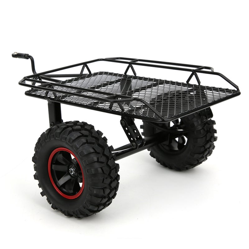 Metal Model Car Small Trailer Fit for Traxxas TRX4/Axial SCX10 RC4WD D90 CC01 1/10 RC Truck - Image 3