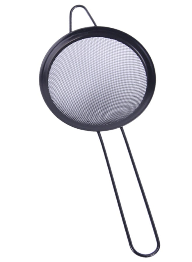 مصفاة مطبخ، مصفاة شبكية دقيقة من الفولاذ المقاوم للصدأ بمقبض للطعام والنودلز والخضروات، 24 سم - Image 1
