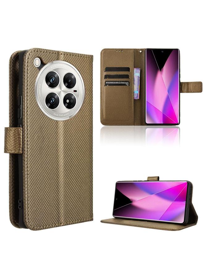 Zaboon Case For Infinix Zero 40 5G Diamond Texture Leather Phone Case - Image 1