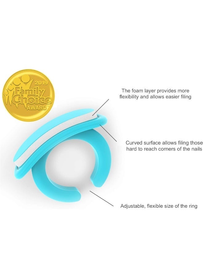 bebon Wearable Baby Nail File with a Ring for Your Finger - Image 3