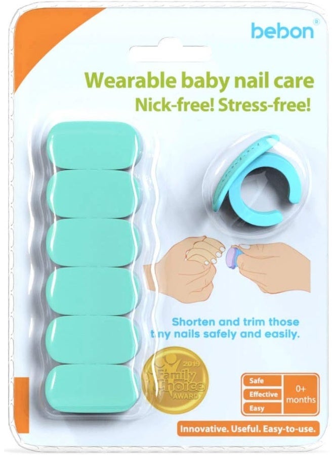 bebon Wearable Baby Nail File with a Ring for Your Finger - Image 5