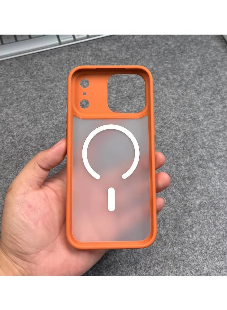 جراب مغناطيسي لهاتف آيفون 17 برو ماكس 6.9 بوصة، متوافق مع تقنية MagSafe، غطاء خلفي شفاف غير لامع، نحيف، مقاوم للصدمات، لهاتف آيفون 17 برو ماكس - Image 2