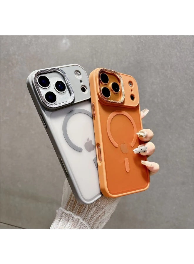 جراب مغناطيسي لهاتف آيفون 17 برو ماكس 6.9 بوصة، متوافق مع تقنية MagSafe، غطاء خلفي شفاف غير لامع، نحيف، مقاوم للصدمات، لهاتف آيفون 17 برو ماكس - Image 5