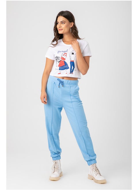 DRAWSTRING WAIST SWEATPANT