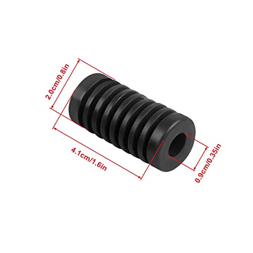 COPART Motorcycle Gear Shift Shifter Lever Pedal Rubber Cover Universal Replacement for Yamaha Suzuki Kawasaki Honda and More (Black, 1 Pair) - Image 5