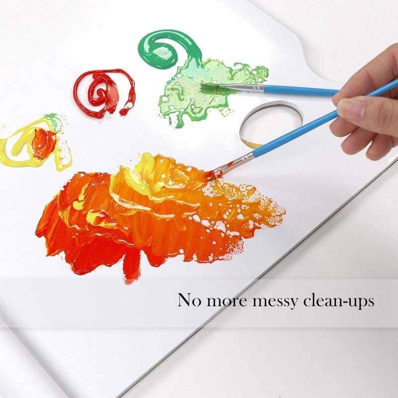 53 Arts 53 Art Tear-Off Disposable Palette - 30 Sheets A4 Size for Easy Mixing of Watercolors, Oil-Pastels & Acrylics | Durable Paper Palette for Artists | Hassle-Free Cleanup & Smooth Mixing - Image 5