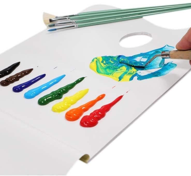 53 Arts 53 Art Tear-Off Disposable Palette - 30 Sheets A4 Size for Easy Mixing of Watercolors, Oil-Pastels & Acrylics | Durable Paper Palette for Artists | Hassle-Free Cleanup & Smooth Mixing - Image 3