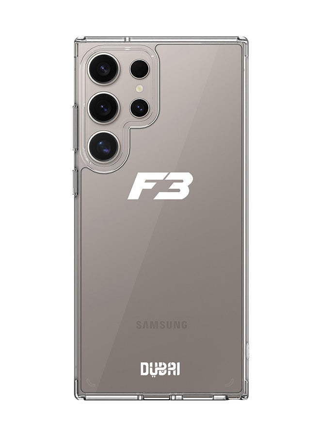 Stylizedd Classic Clear Case for Samsung Galaxy S23 Ultra , Hybrid Soft  Thin Transparent Cover [ Designed for Samsung Galaxy S23 Ultra ] - Faz3 Dubai Black