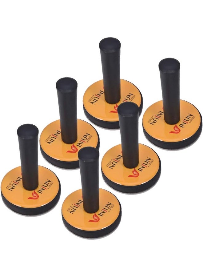 Gomake WINJUN 6 Pack Car Window Tinting Magnetic Tools Magnet Holder Gripper with Extra 6 pcs Replacement Fabric Pads for Vinyl Wraps Installation - Image 1